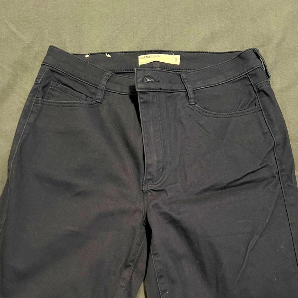 Navy denim pants